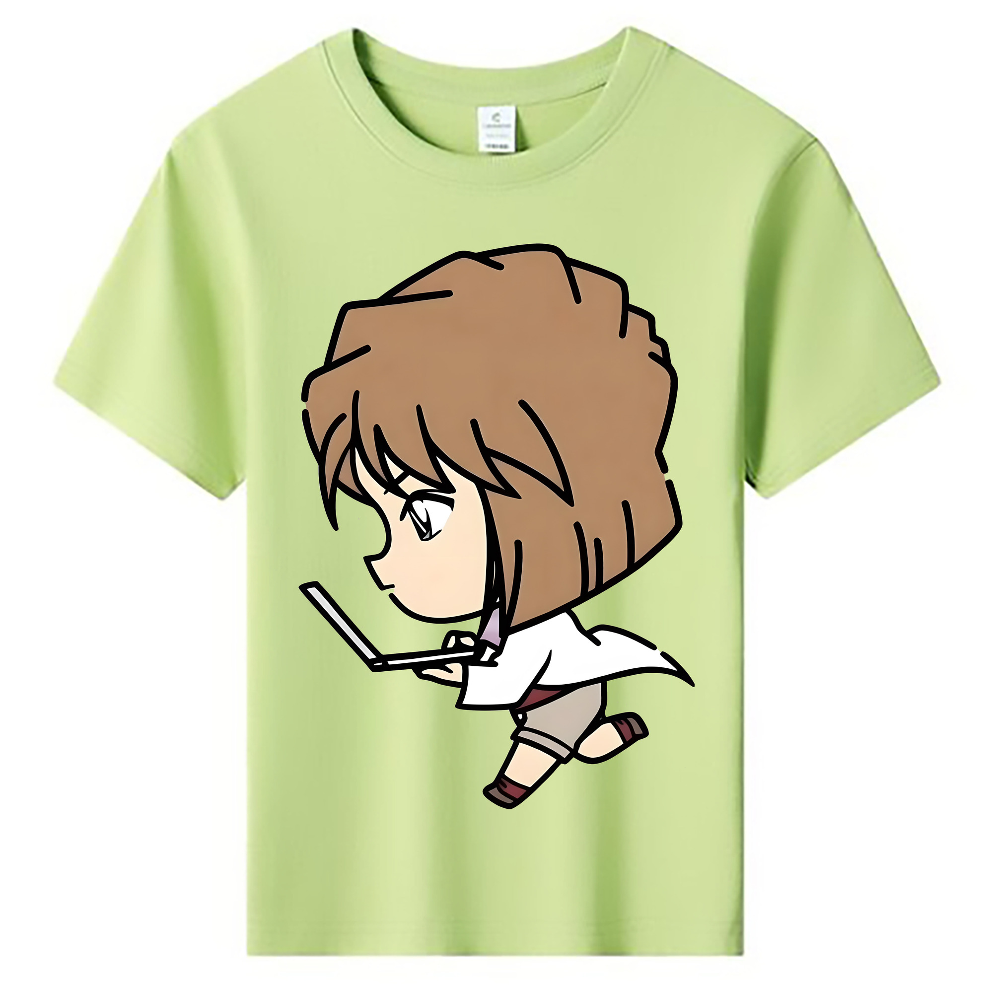 （画像用） 名探偵コナン 灰原 哀 はいばら あい Detective Conan Anita Hailey、Vi Graythorn Haibara Ai 綿100％キッズTシャツ（フロントプリント）